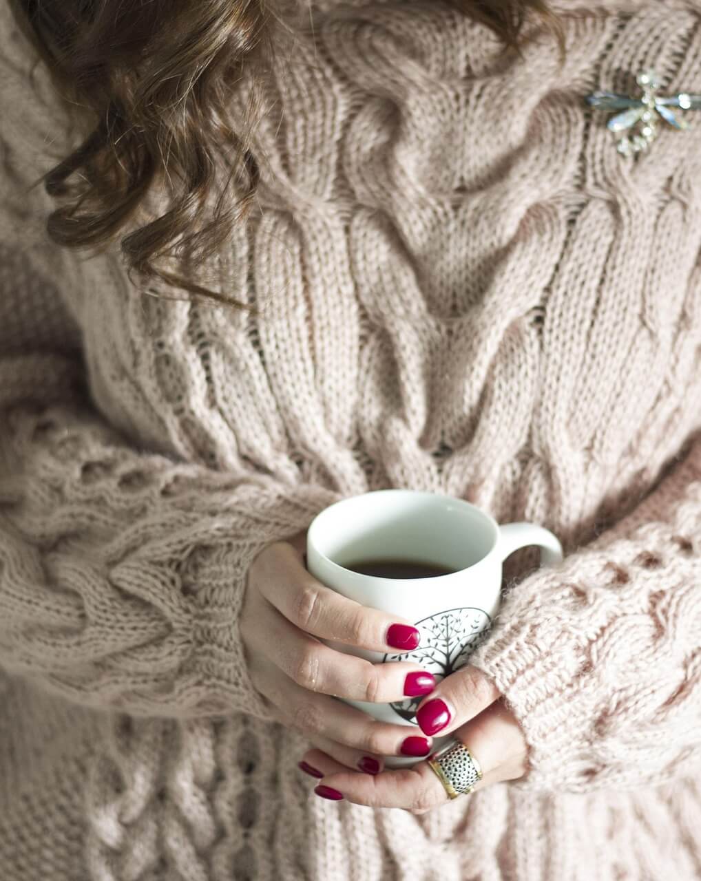 winter wellness tips enjoying warm drink