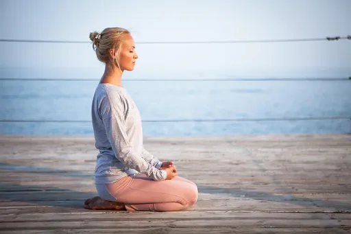fall morning routine movement with yoga