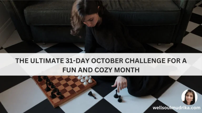 The Ultimate 31-Day October Challenge for a Fun and Cozy Month